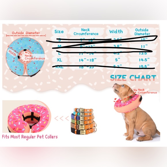 Doggy Donut Inflatable Recovery “Cone” - Picture 4 of 6